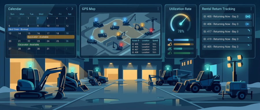 How to Track High-Value Equipment Rentals: Best Rental Fleet Telematics ...